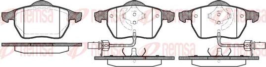 Kawe 0390 52 - Тормозные колодки, дисковые, комплект autospares.lv