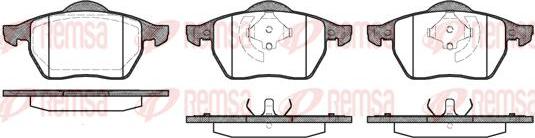 Kawe 0390 20 - Тормозные колодки, дисковые, комплект autospares.lv