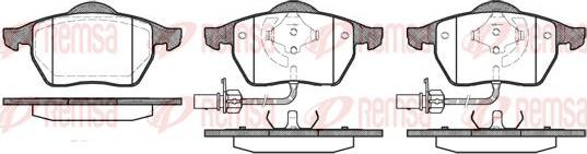 Kawe 0390 22 - Тормозные колодки, дисковые, комплект autospares.lv