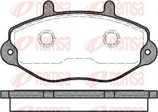 Kawe 0392 00 - Тормозные колодки, дисковые, комплект autospares.lv