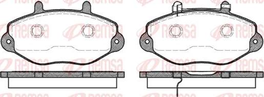 Kawe 0392 02 - Тормозные колодки, дисковые, комплект autospares.lv