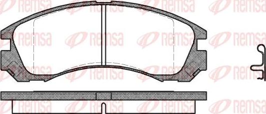 Kawe 0354 22 - Тормозные колодки, дисковые, комплект autospares.lv