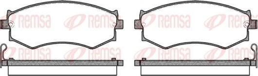 Kawe 0350 04 - Тормозные колодки, дисковые, комплект autospares.lv