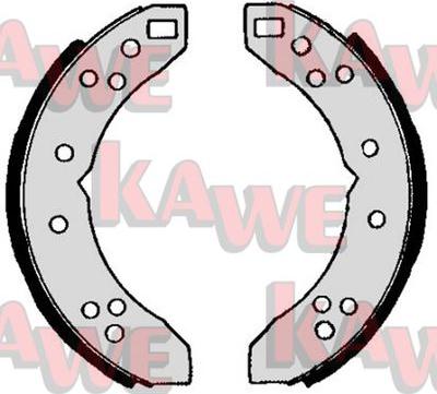 Kawe 03630 - Комплект тормозных колодок, барабанные autospares.lv