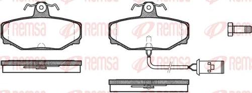 Kawe 0304 02 - Тормозные колодки, дисковые, комплект autospares.lv