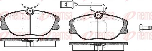 Kawe 0305 02 - Тормозные колодки, дисковые, комплект autospares.lv