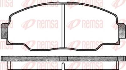 Kawe 0308 00 - Тормозные колодки, дисковые, комплект autospares.lv