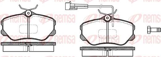 Kawe 0303 02 - Тормозные колодки, дисковые, комплект autospares.lv