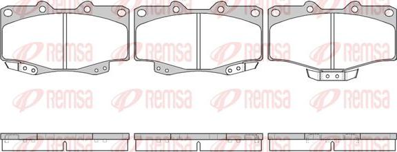 Kawe 0315 14 - Тормозные колодки, дисковые, комплект autospares.lv