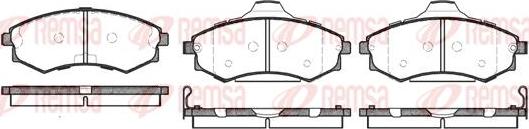 Kawe 0318 82 - Тормозные колодки, дисковые, комплект autospares.lv