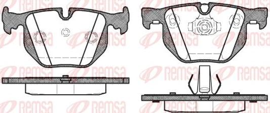 Kawe 0381 40 - Тормозные колодки, дисковые, комплект autospares.lv