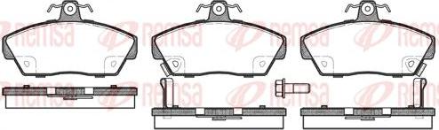 Kawe 0330 02 - Тормозные колодки, дисковые, комплект autospares.lv