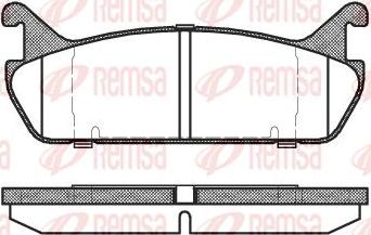 Kawe 0329 00 - Тормозные колодки, дисковые, комплект autospares.lv