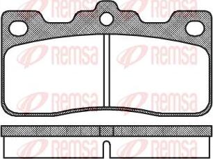 Kawe 0326 00 - Тормозные колодки, дисковые, комплект autospares.lv