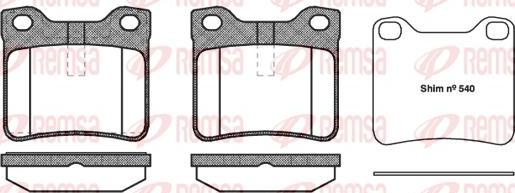 Kawe 0321 10 - Тормозные колодки, дисковые, комплект autospares.lv