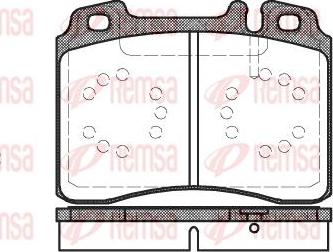 Kawe 0379 00 - Тормозные колодки, дисковые, комплект autospares.lv