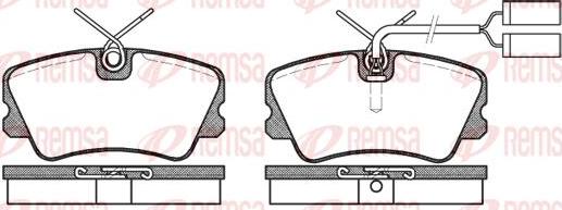 Kawe 0259 02 - Тормозные колодки, дисковые, комплект autospares.lv