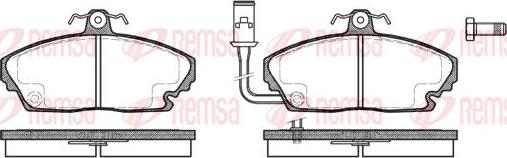 Kawe 0250 01 - Тормозные колодки, дисковые, комплект autospares.lv