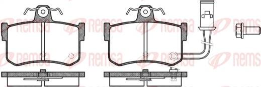 Kawe 0251 01 - Тормозные колодки, дисковые, комплект autospares.lv