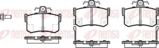 Kawe 0251 12 - Тормозные колодки, дисковые, комплект autospares.lv