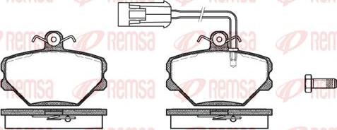 Kawe 0264 42 - Тормозные колодки, дисковые, комплект autospares.lv