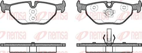 Kawe 0265 41 - Тормозные колодки, дисковые, комплект autospares.lv