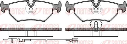 Kawe 0265 32 - Тормозные колодки, дисковые, комплект autospares.lv