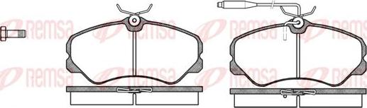 Kawe 0261 02 - Тормозные колодки, дисковые, комплект autospares.lv