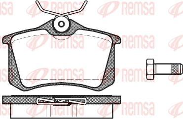 Kawe 0263 01 - Тормозные колодки, дисковые, комплект autospares.lv