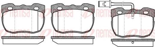 Kawe 0267 11 - Тормозные колодки, дисковые, комплект autospares.lv