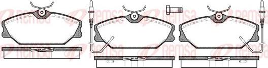 Kawe 0208 02 - Тормозные колодки, дисковые, комплект autospares.lv