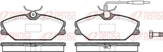 Kawe 0208 12 - Тормозные колодки, дисковые, комплект autospares.lv