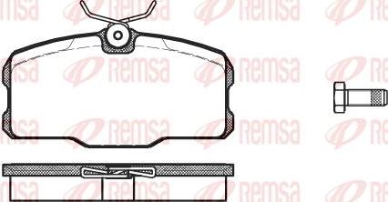 Kawe 0207 00 - Тормозные колодки, дисковые, комплект autospares.lv