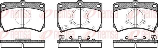 Kawe 0212 02 - Тормозные колодки, дисковые, комплект autospares.lv