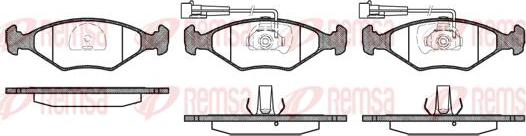 Kawe 0281 32 - Тормозные колодки, дисковые, комплект autospares.lv