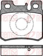 Kawe 0282 20 - Тормозные колодки, дисковые, комплект autospares.lv