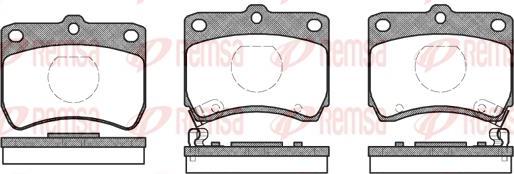 Kawe 0271 02 - Тормозные колодки, дисковые, комплект autospares.lv