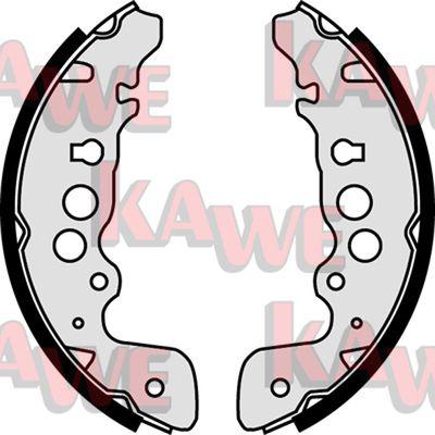 Kawe 07470 - Комплект тормозных колодок, барабанные autospares.lv