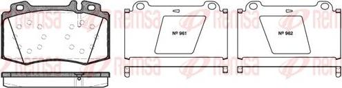 Kawe 0769 00 - Тормозные колодки, дисковые, комплект autospares.lv