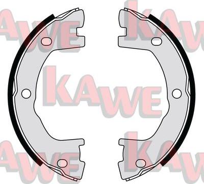 Kawe 07800 - Комплект тормозов, ручник, парковка autospares.lv