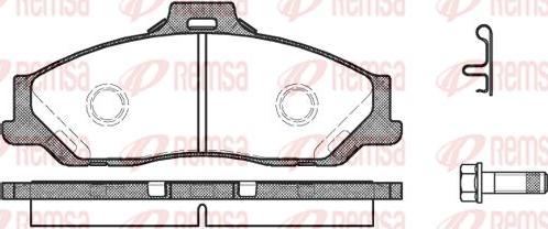 Kawe 0730 01 - Тормозные колодки, дисковые, комплект autospares.lv