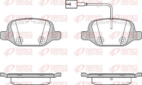 Kawe 0727 22 - Тормозные колодки, дисковые, комплект autospares.lv