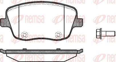 Kawe 0775 00 - Тормозные колодки, дисковые, комплект autospares.lv