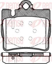 Kawe 0770 00 - Тормозные колодки, дисковые, комплект autospares.lv