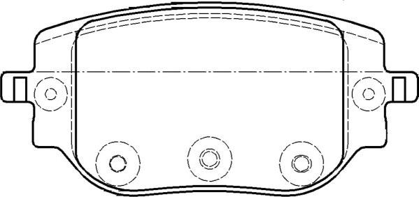 Kawe 1965 00 - Тормозные колодки, дисковые, комплект autospares.lv