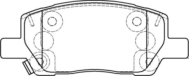 Kawe 1974 02 - Тормозные колодки, дисковые, комплект autospares.lv