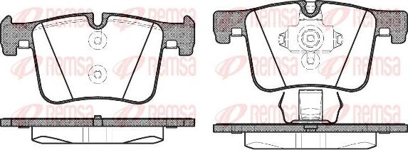 Kawe 1457 00 - Тормозные колодки, дисковые, комплект autospares.lv