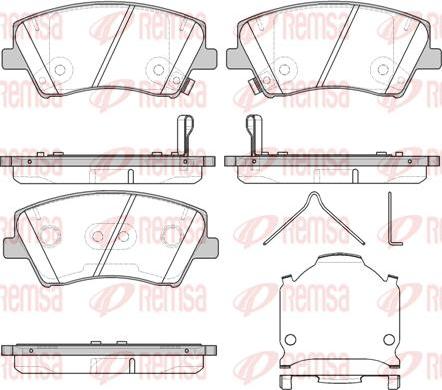 Kawe 1412 04 - Тормозные колодки, дисковые, комплект autospares.lv