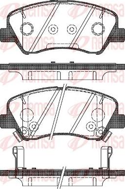 Kawe 1488 02 - Тормозные колодки, дисковые, комплект autospares.lv