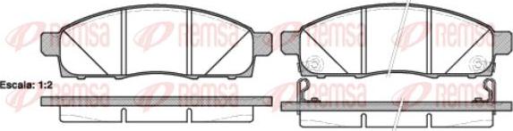 Kawe 1434 02 - Тормозные колодки, дисковые, комплект autospares.lv